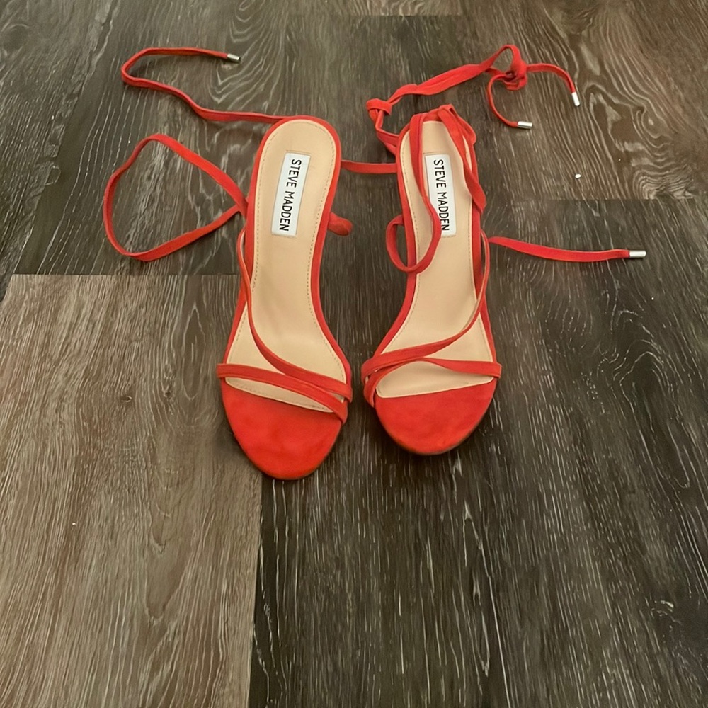 Steve madden tie up heels